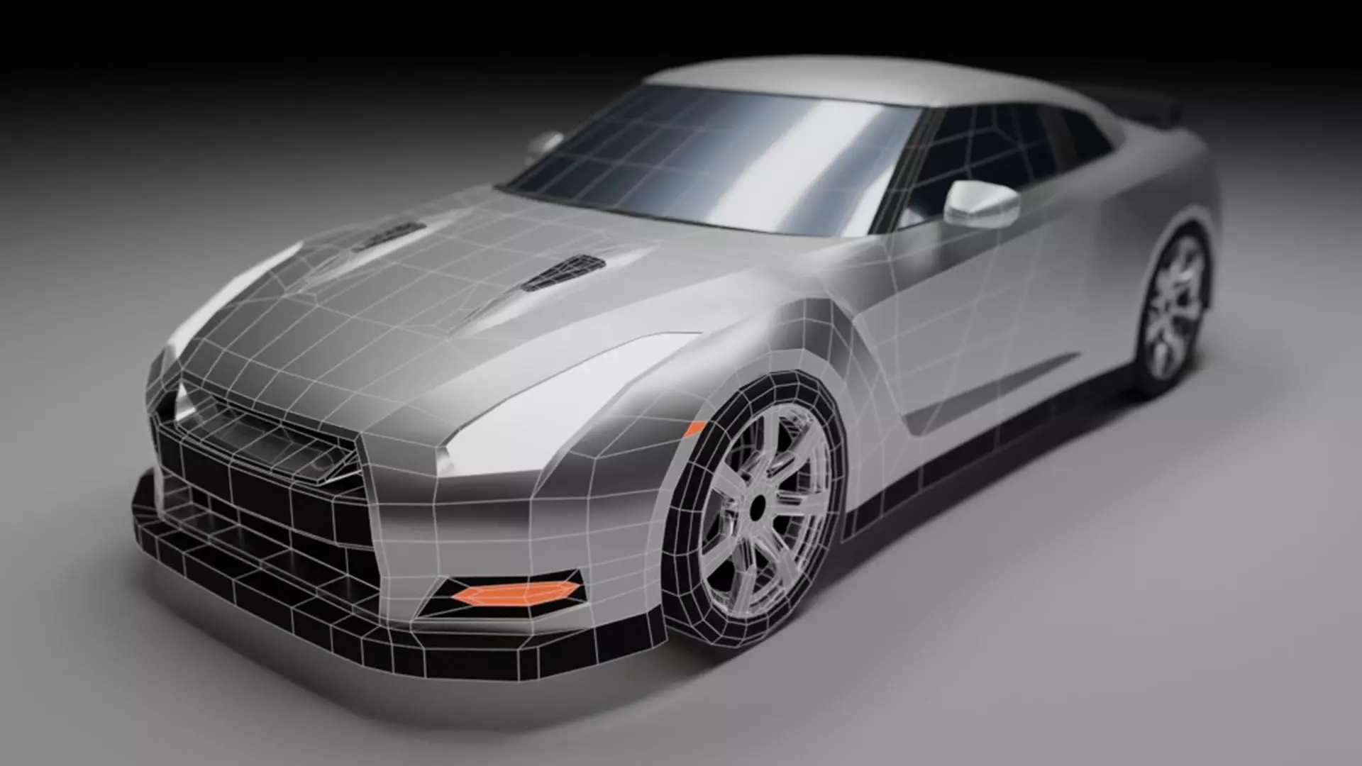 11 Lowpoly Cars Low-poly 3D model_17