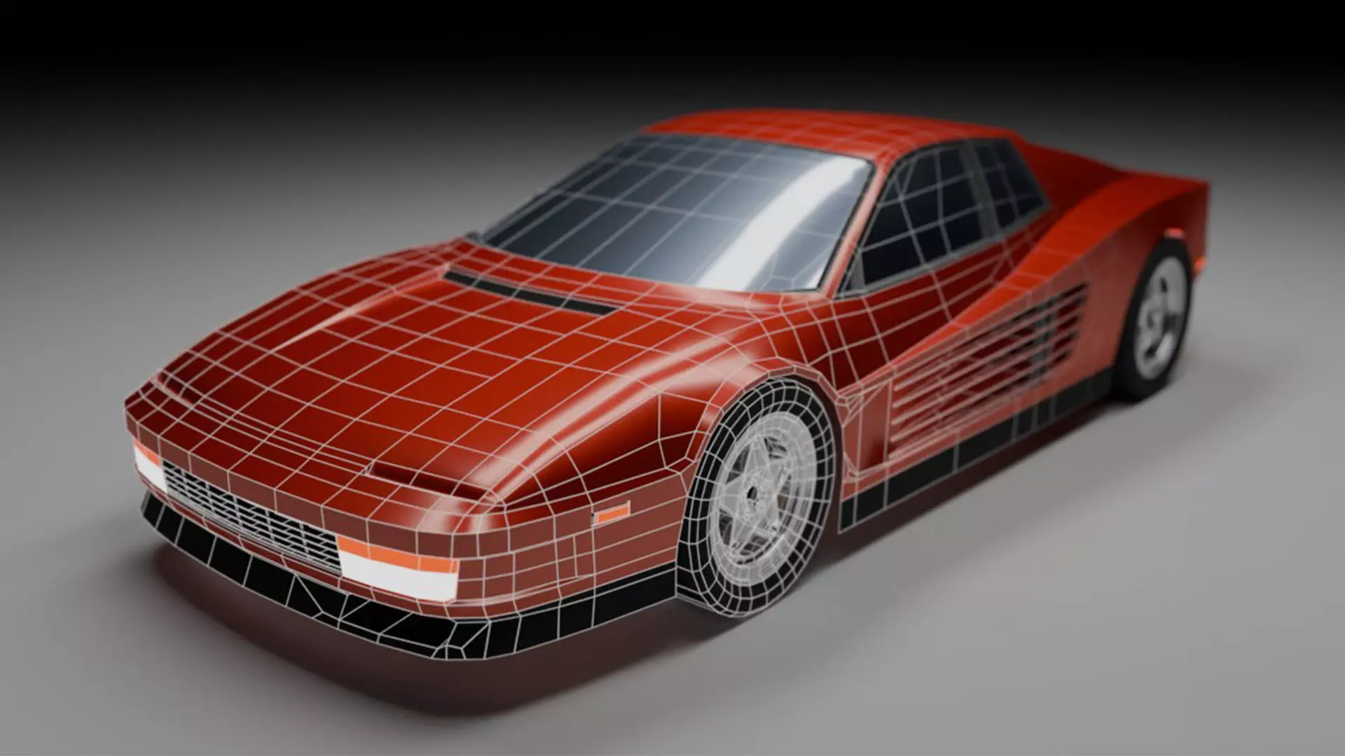 11 Lowpoly Cars Low-poly 3D model_9