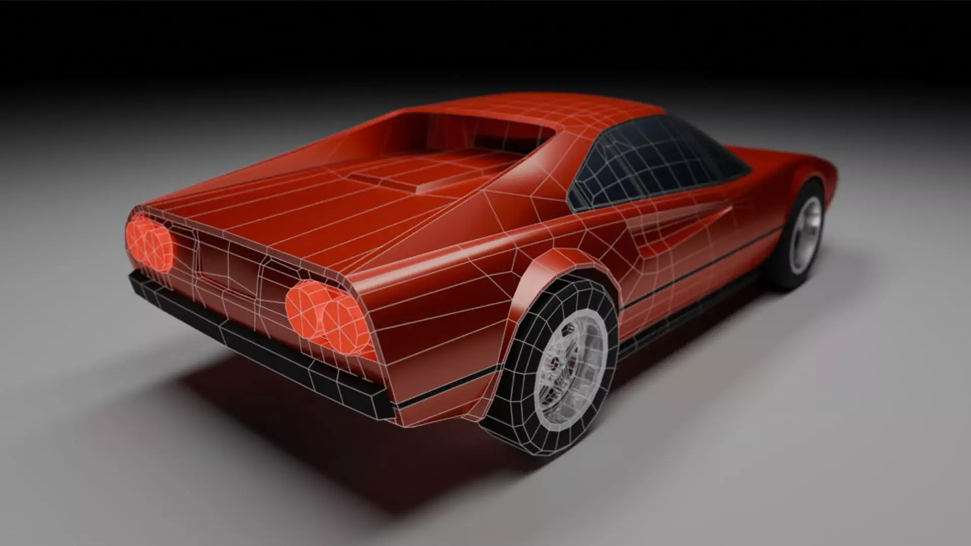 11 Lowpoly Cars Low-poly 3D model_12