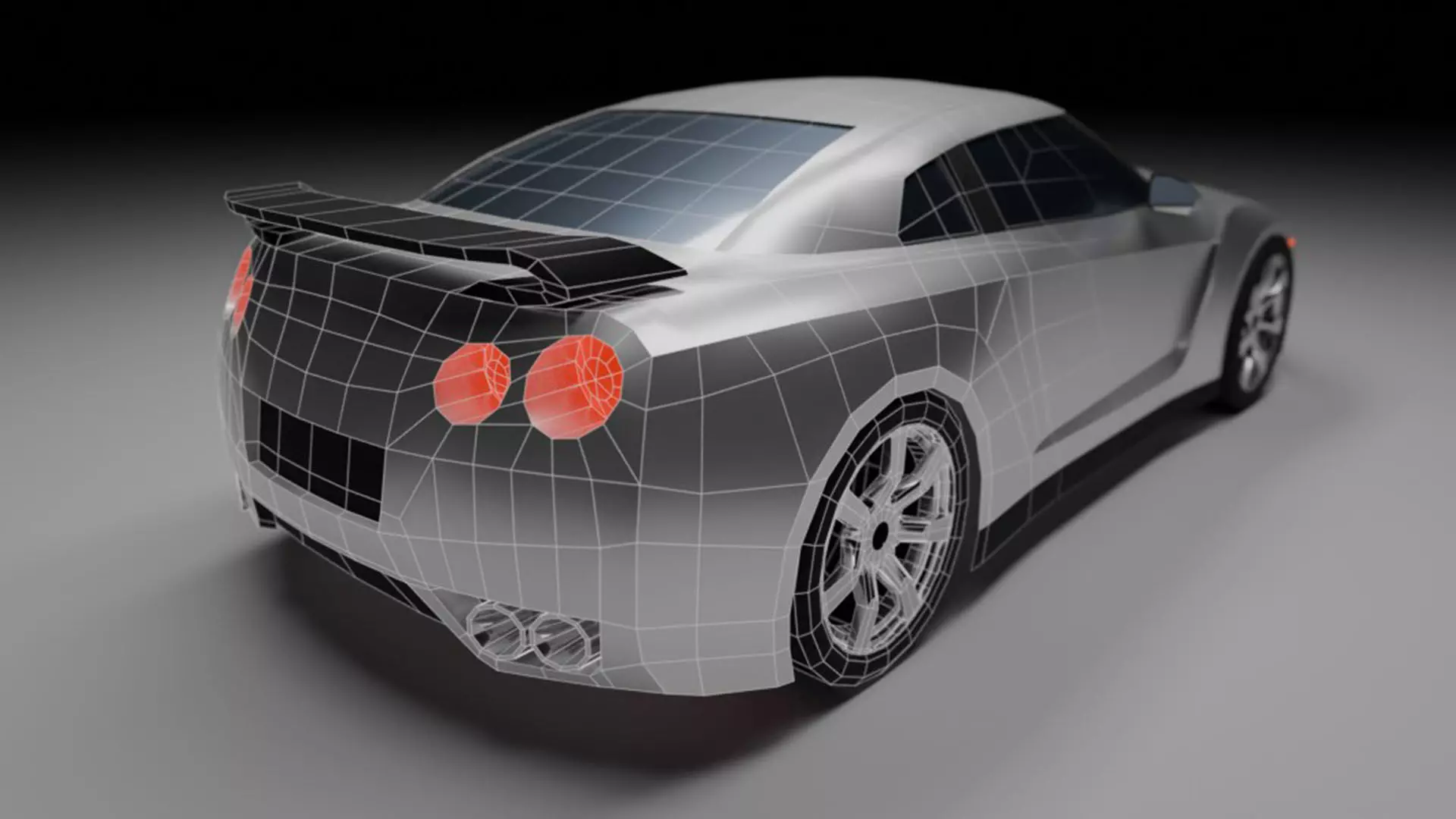 11 Lowpoly Cars Low-poly 3D model_18