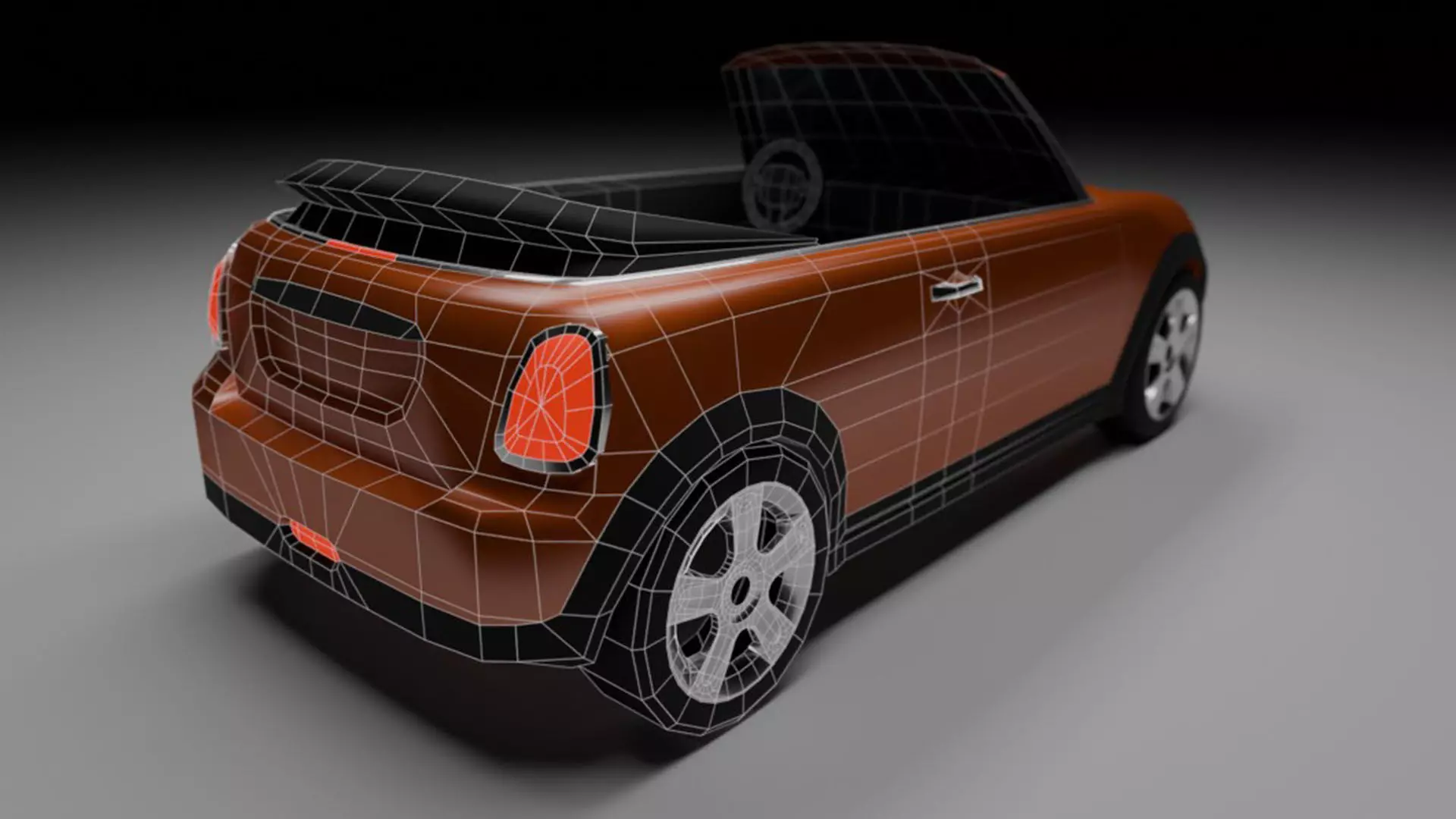 11 Lowpoly Cars Low-poly 3D model_14