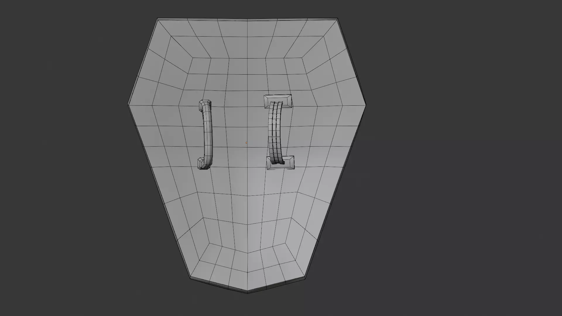 Low-Poly Medieval Shields and Weapons Pack Low-poly 3D model_13