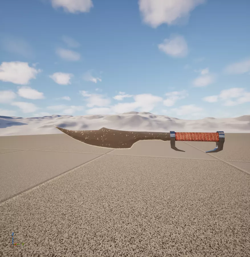 Low-Poly Medieval Shields and Weapons Pack Low-poly 3D model_8