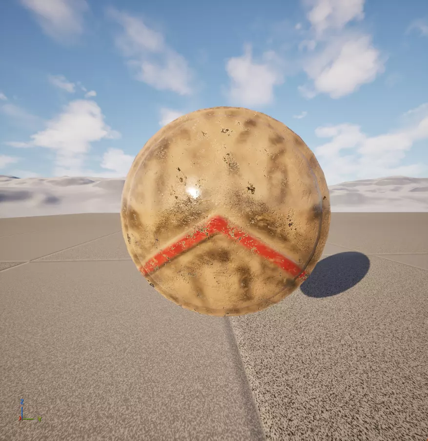 Low-Poly Medieval Shields and Weapons Pack Low-poly 3D model_4