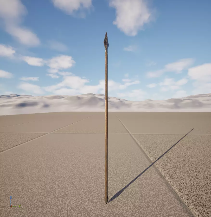 Low-Poly Medieval Shields and Weapons Pack Low-poly 3D model_7