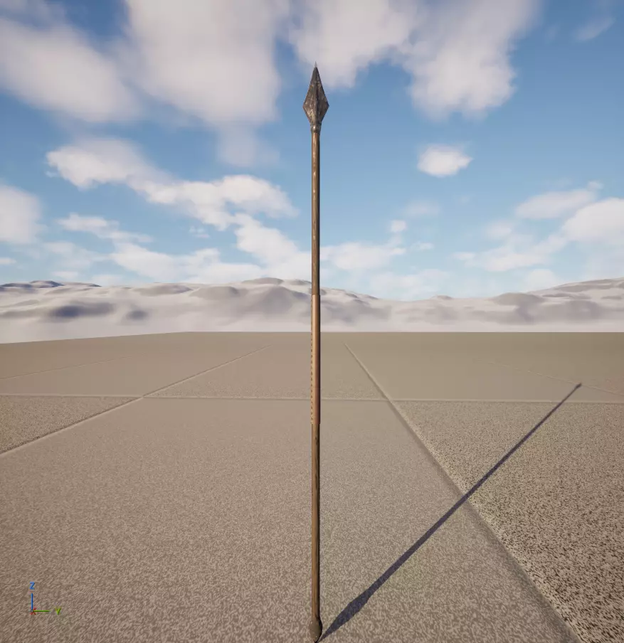 Low-Poly Medieval Shields and Weapons Pack Low-poly 3D model_6