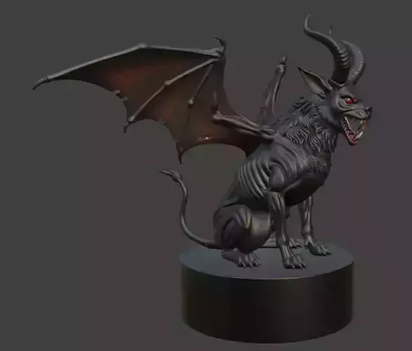 Halloween Demon Beast 3D Model for Print 3D print model Halloween Demon Beast 3D Model for Print 3D print model
