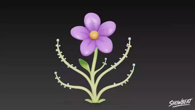 Cartoon Byblis liniflora