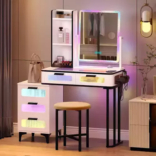 Makeup Dressing Vanity Table 3D model
