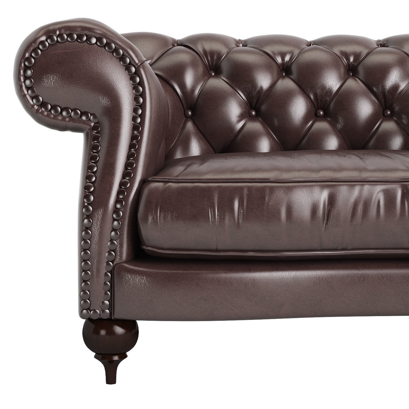 Baxter Diana Chester armchair 3D model_3