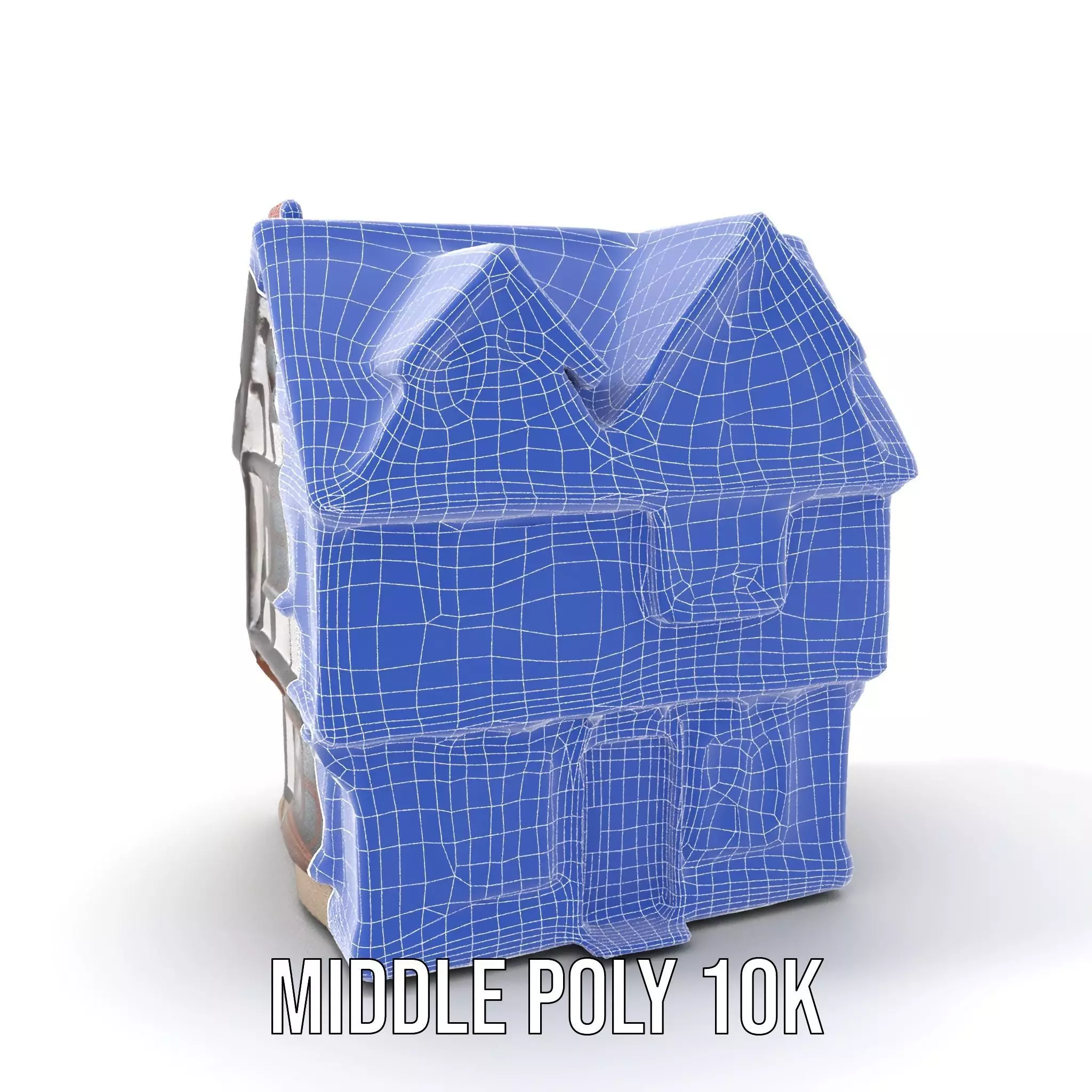 Charming Tudor House model pack Low-poly 3D model_6