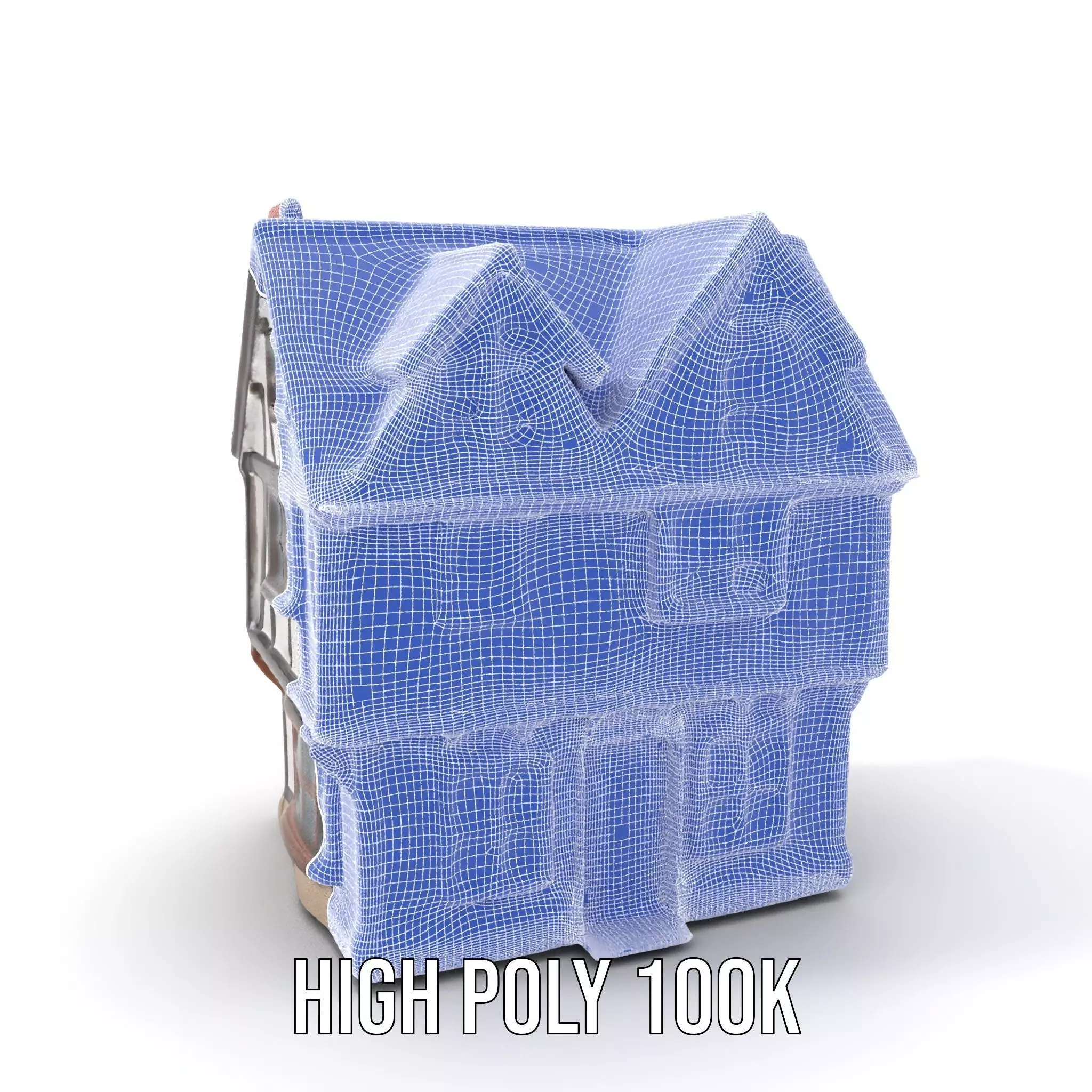 Charming Tudor House model pack Low-poly 3D model_5