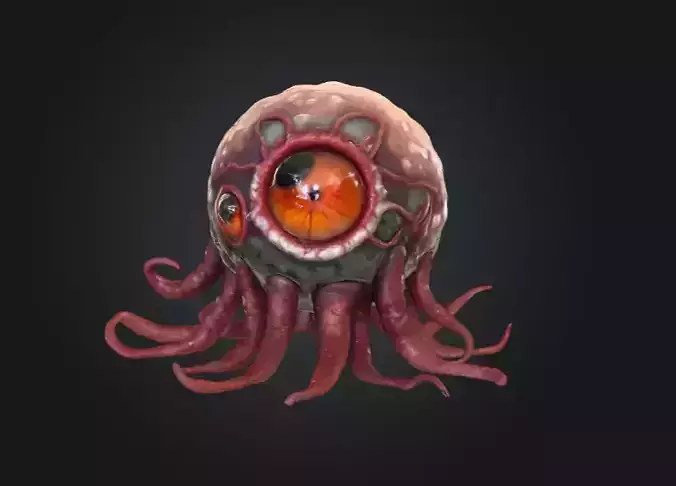Watcher Eye Low-poly 3D model