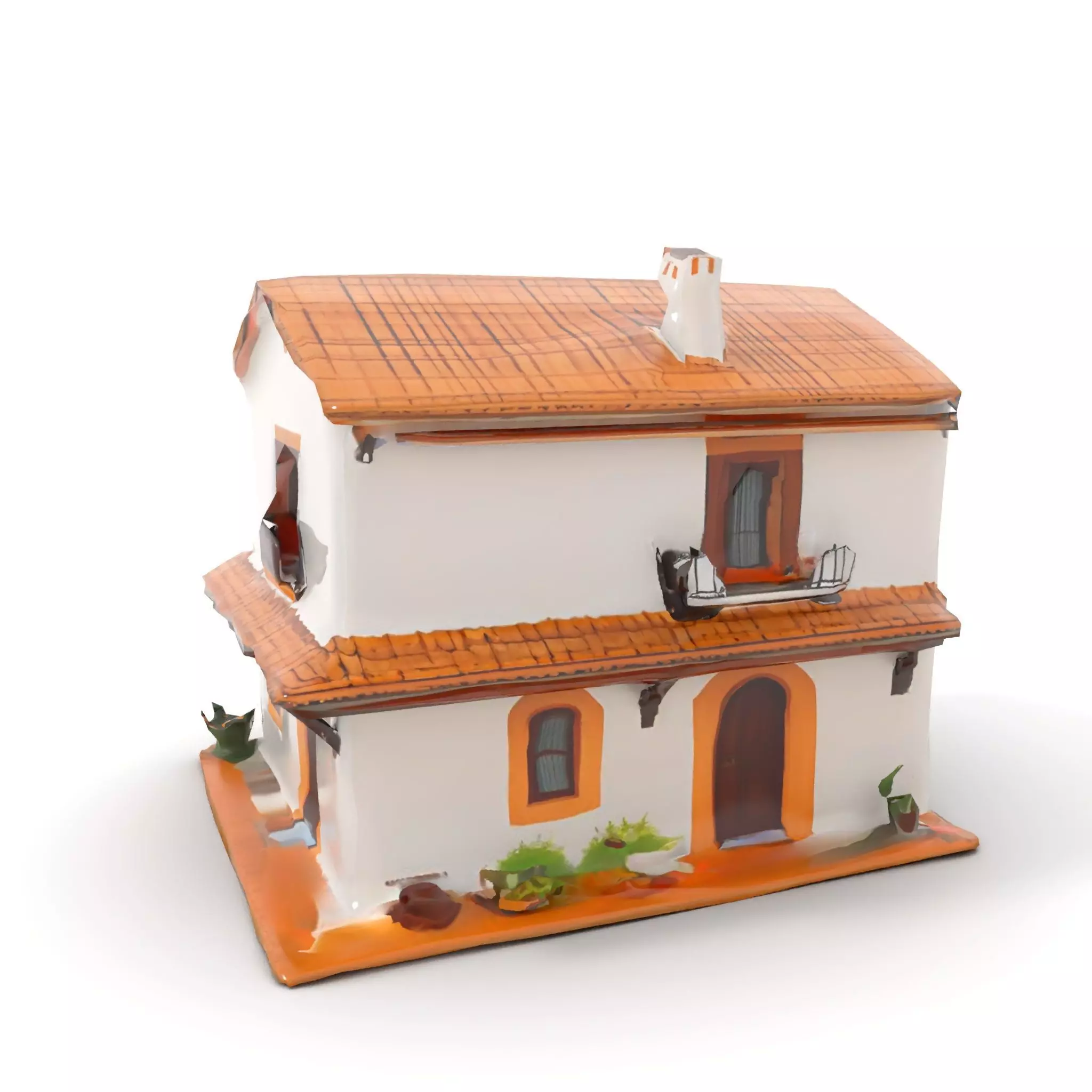Mediterranean Villa model pack Low-poly 3D model_13