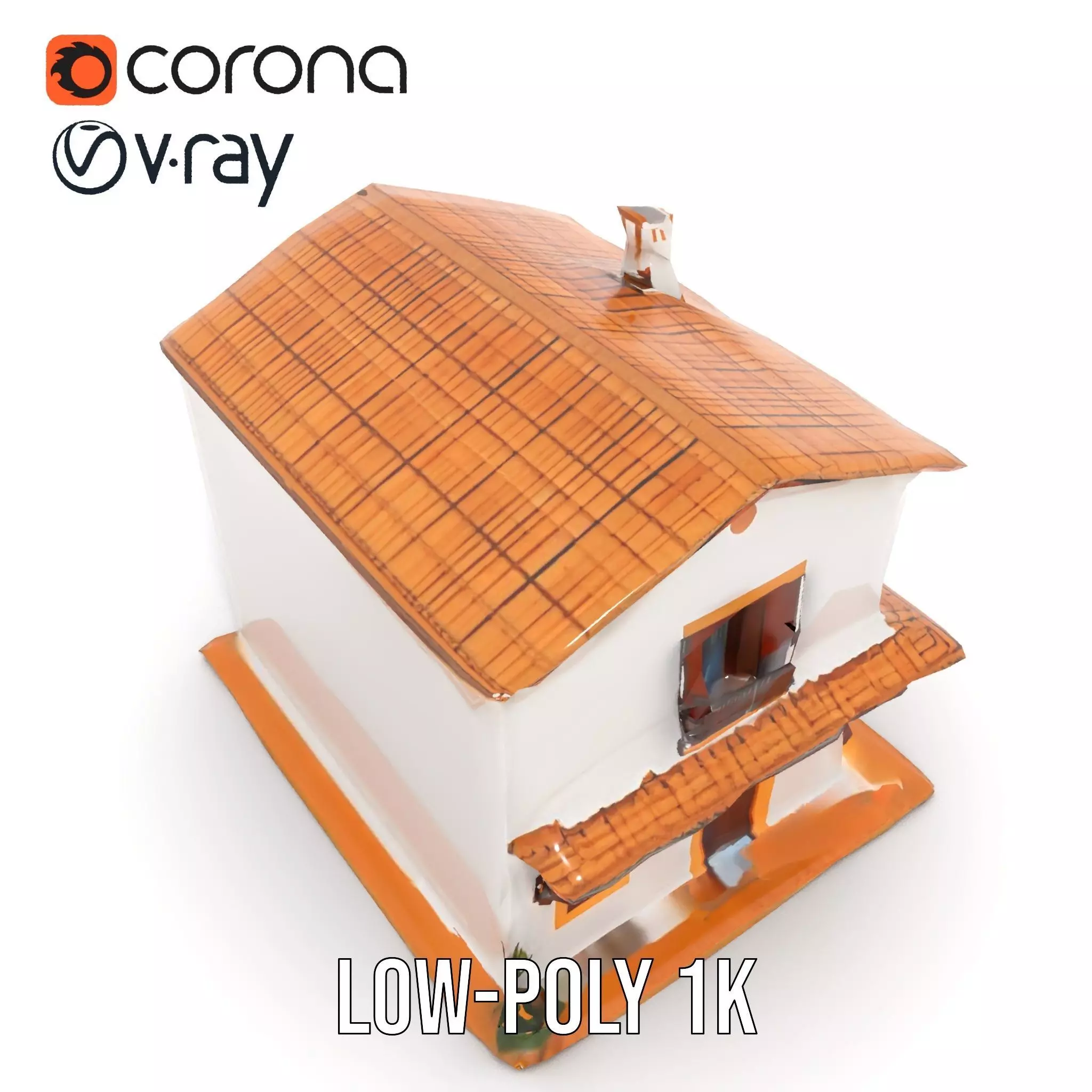 Mediterranean Villa model pack Low-poly 3D model_20