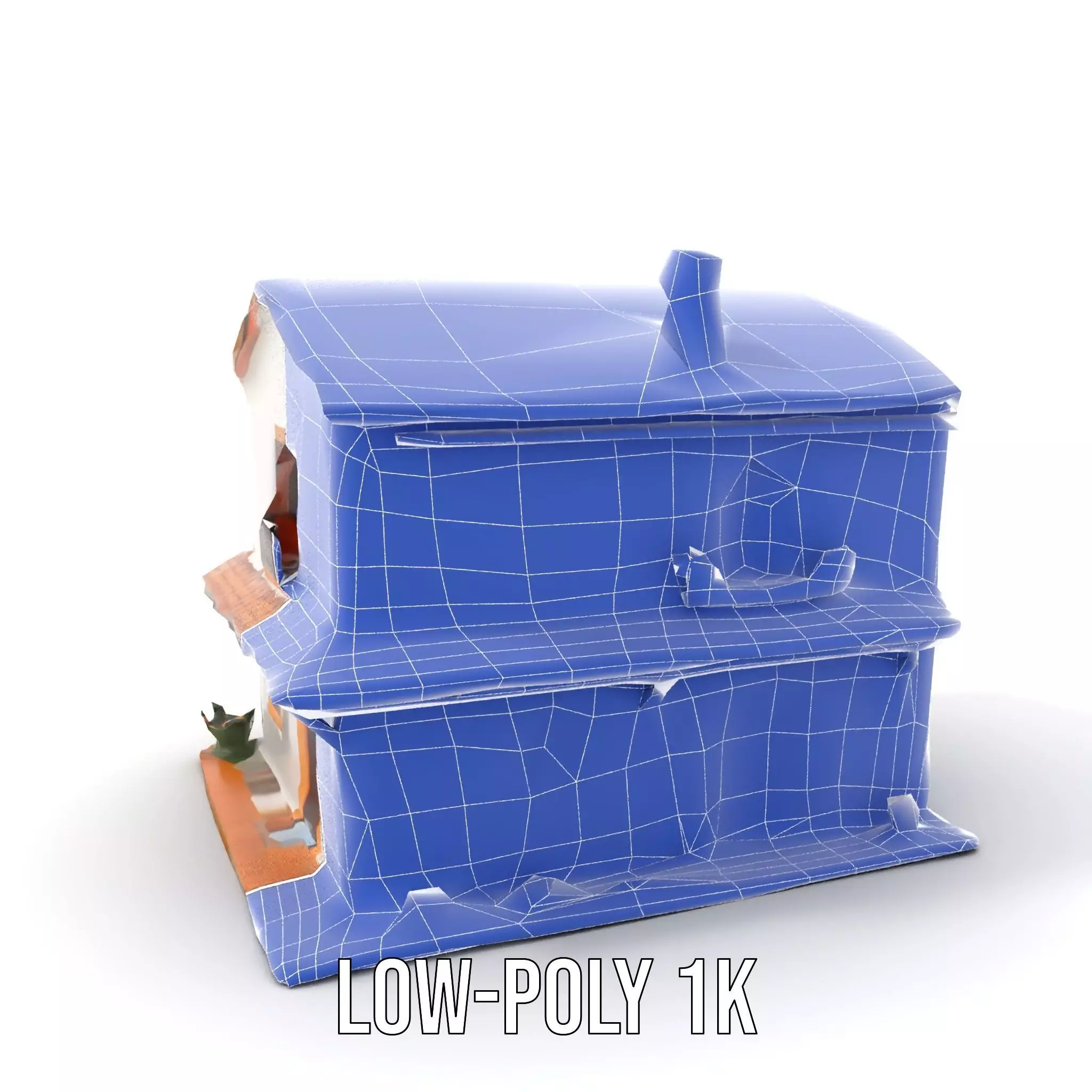 Mediterranean Villa model pack Low-poly 3D model_15
