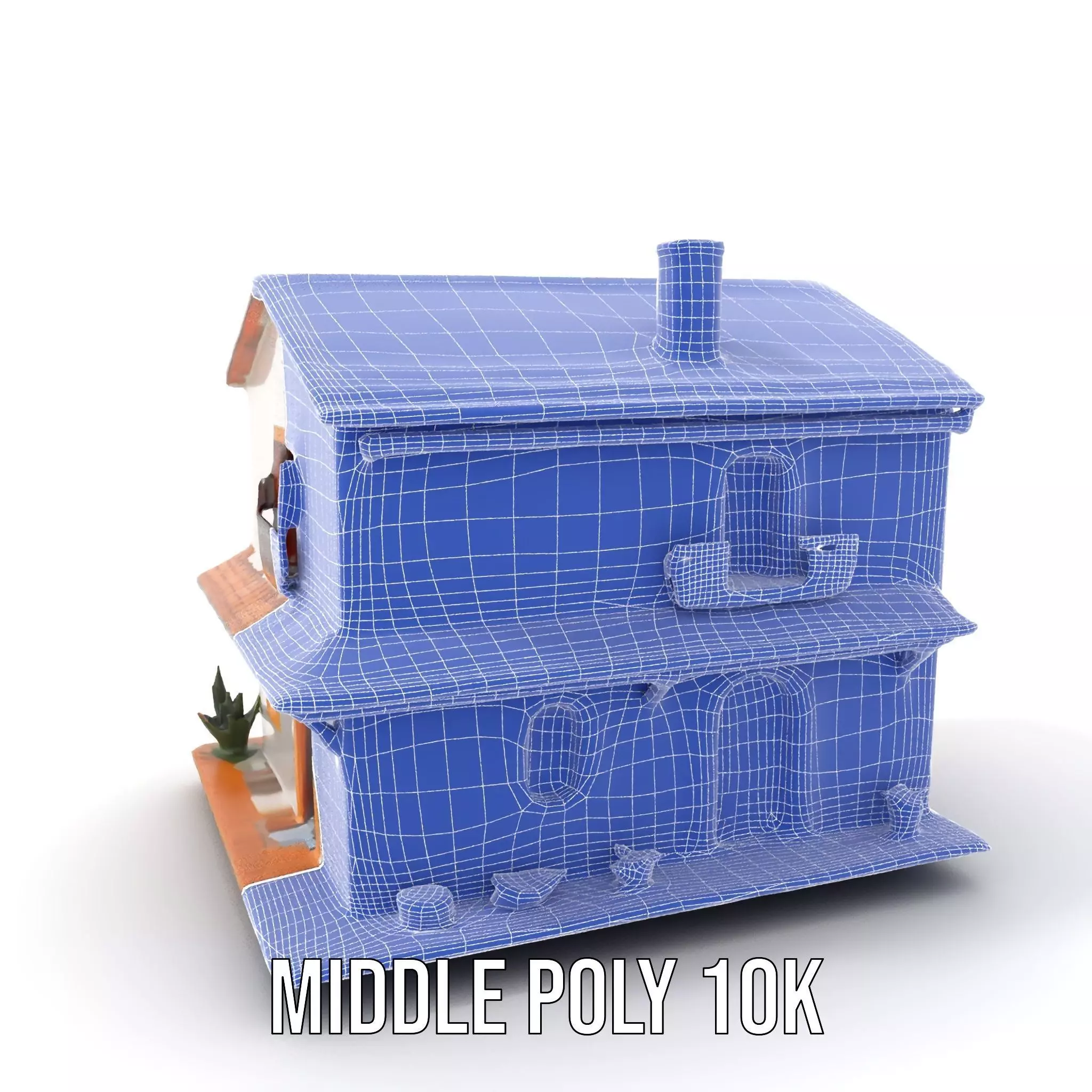 Mediterranean Villa model pack Low-poly 3D model_16