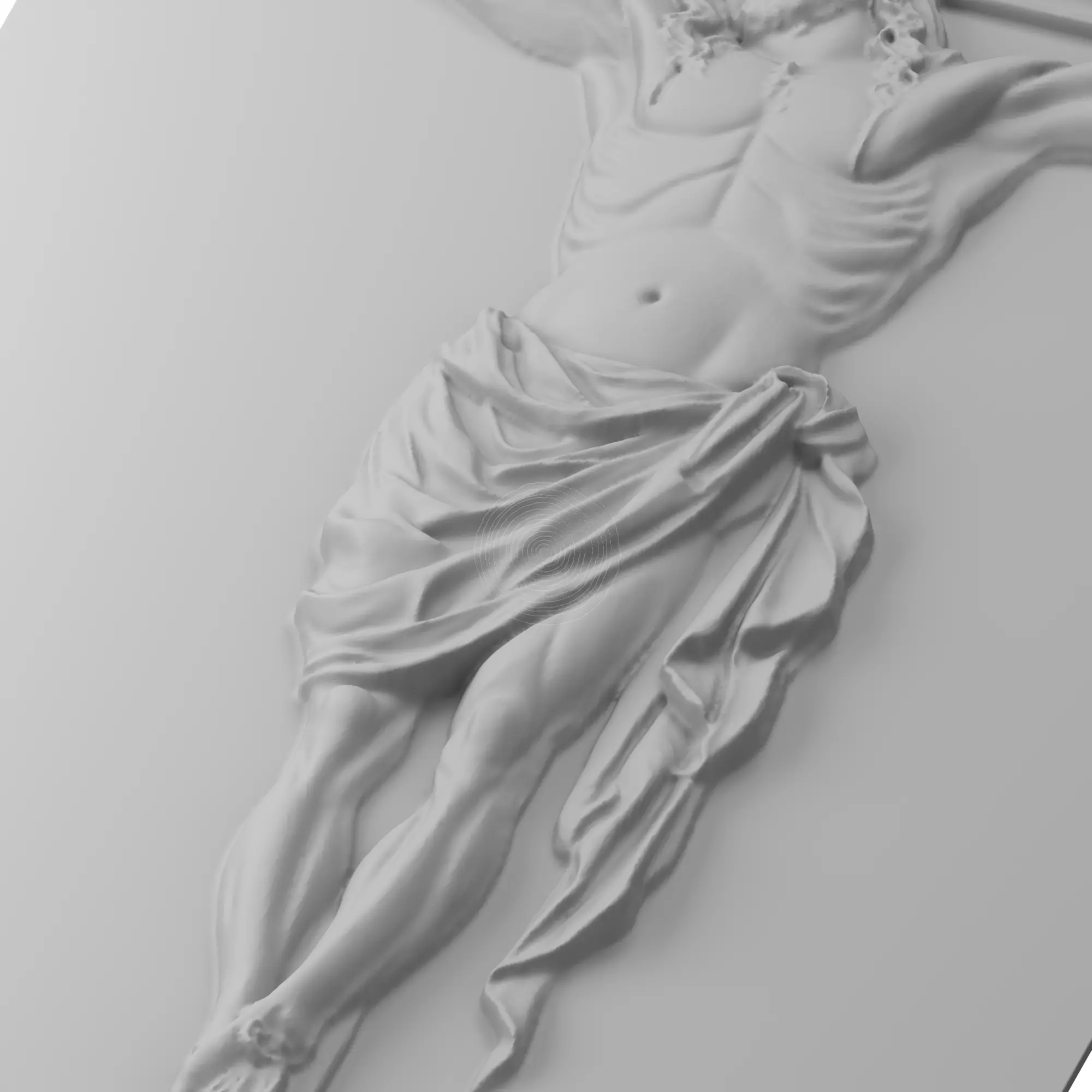 Jesus Christ - STL file CNC woodcarving 3D print model_5