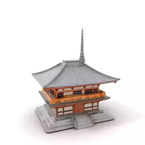 Traditional Pagoda model pack