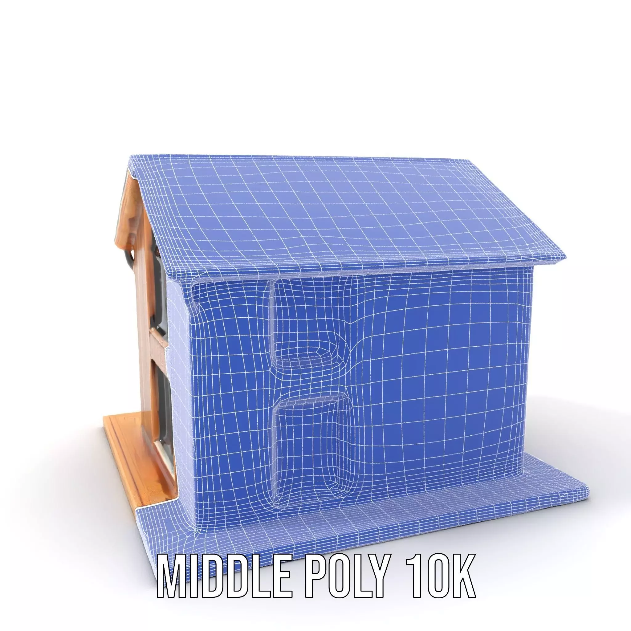 Modern Wooden House model pack Low-poly 3D model_21