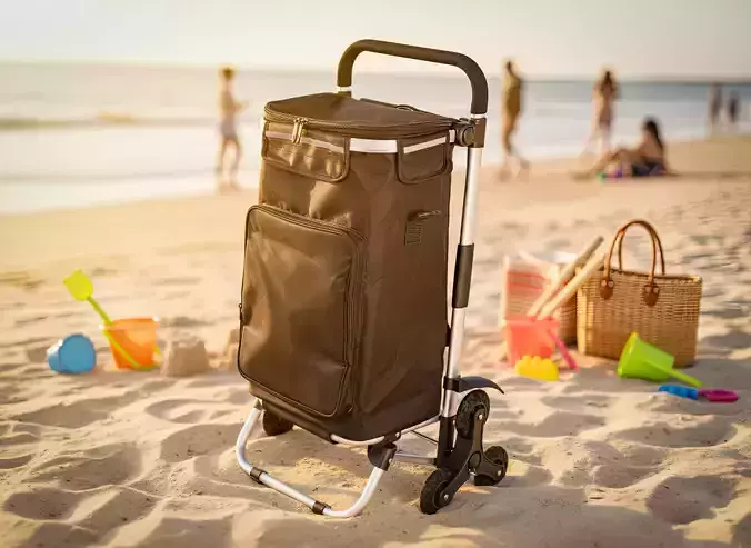 Shopping Trolley on 6 Wheels
