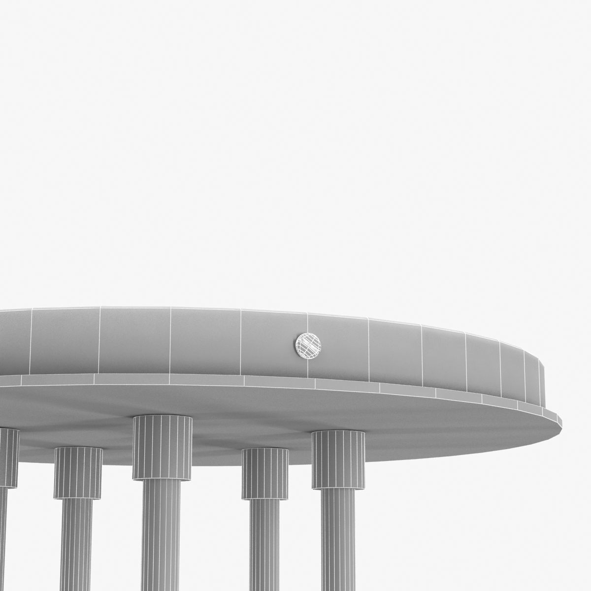 Rejuvenation - CYPRESS 5-ARM CHANDELIER 3D model_9