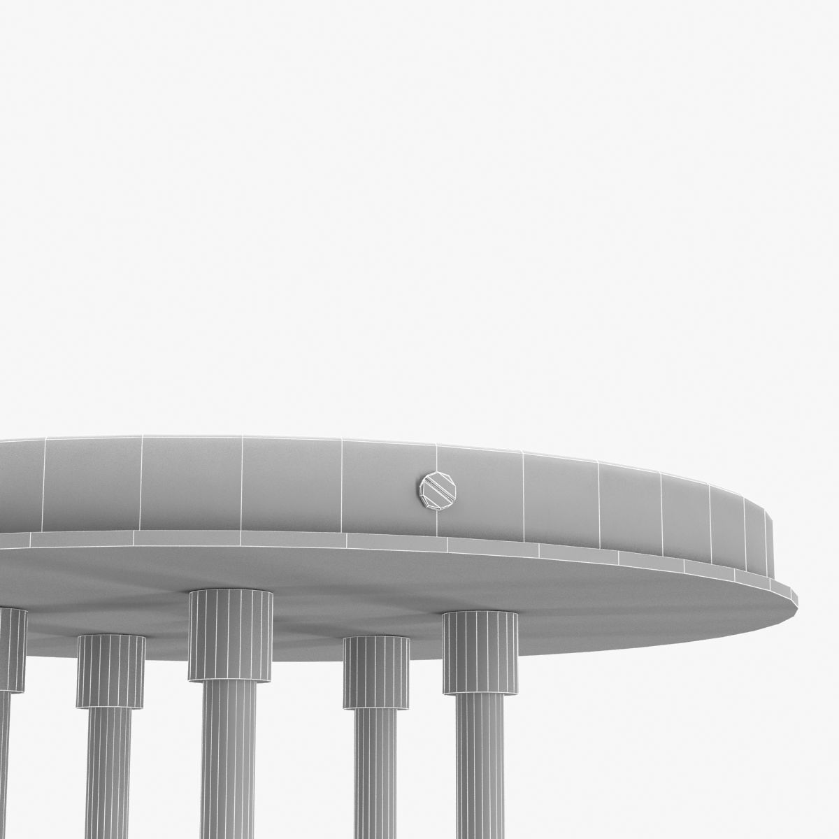 Rejuvenation - CYPRESS 5-ARM CHANDELIER 3D model_7