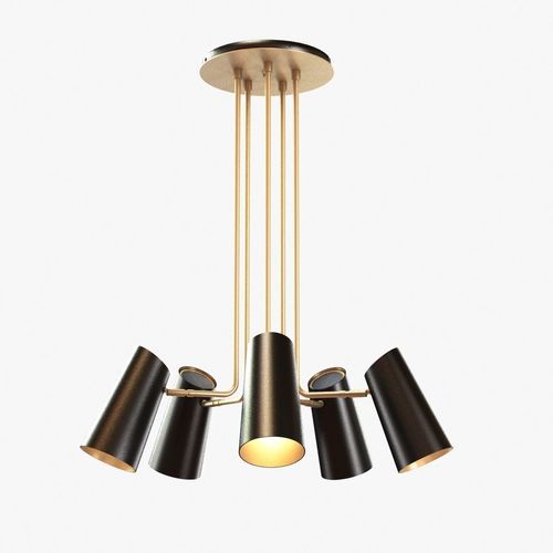 Rejuvenation - CYPRESS 5-ARM CHANDELIER 3D model