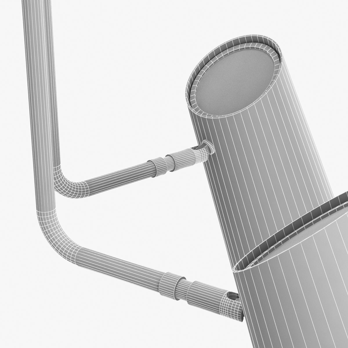 Rejuvenation - CYPRESS 5-ARM CHANDELIER 3D model_10