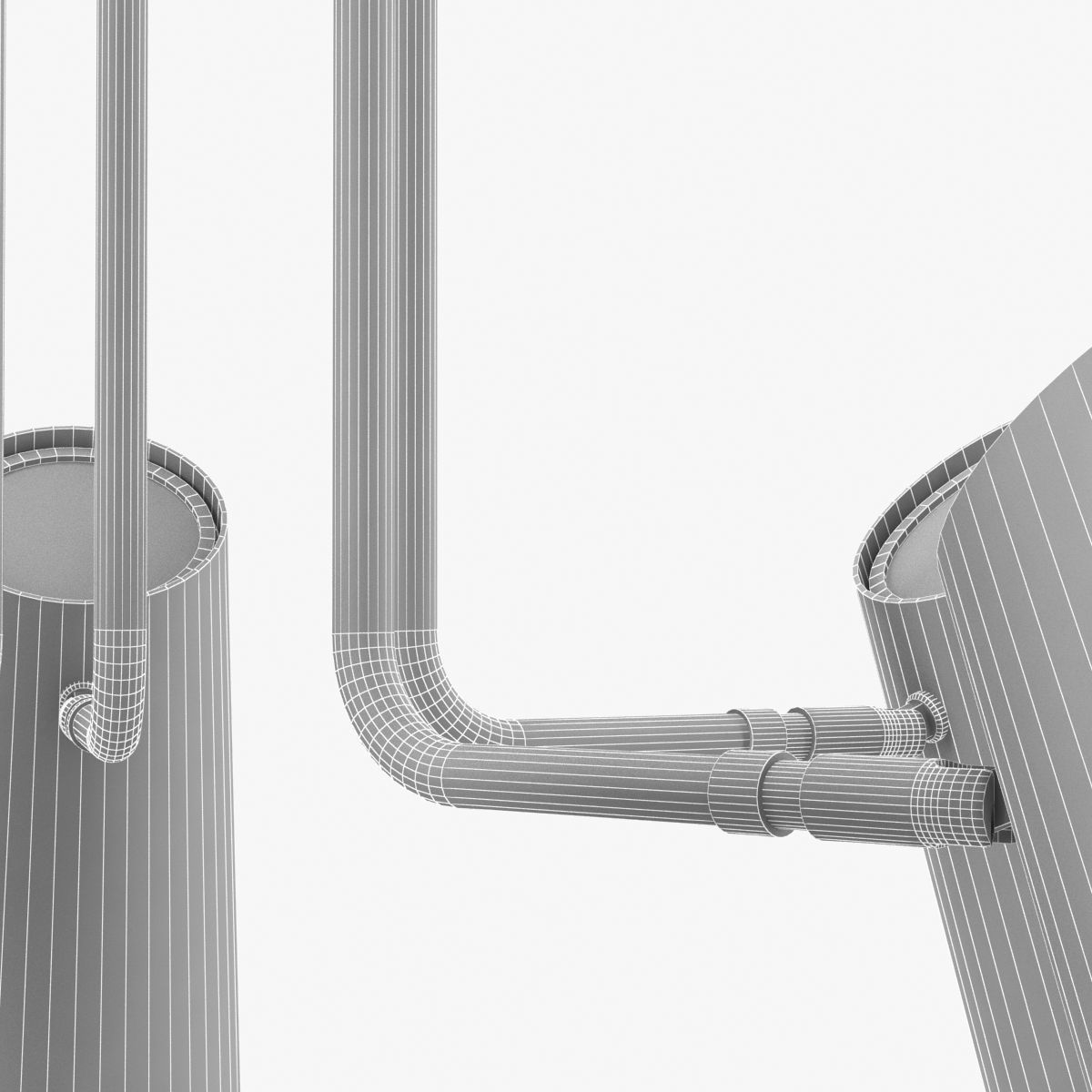 Rejuvenation - CYPRESS 5-ARM CHANDELIER 3D model_6