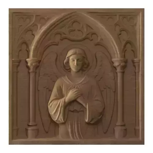 Angel - STL file CNC woodcarving