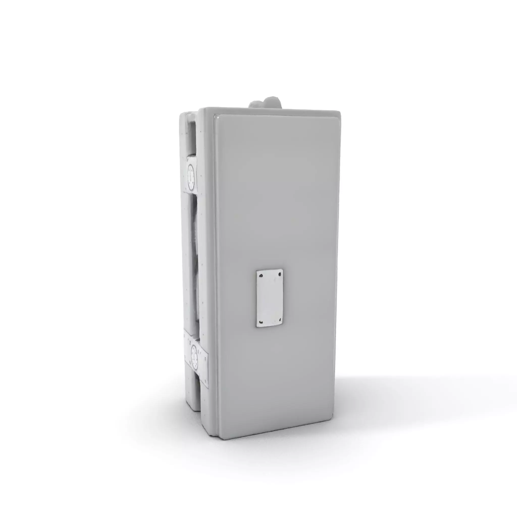 Concrete Clock Tower model pack Low-poly 3D model_10