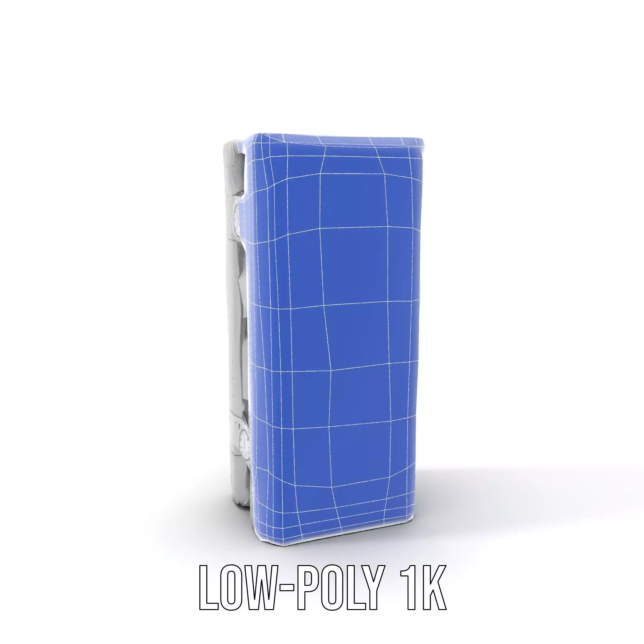 Concrete Clock Tower model pack Low-poly 3D model_14