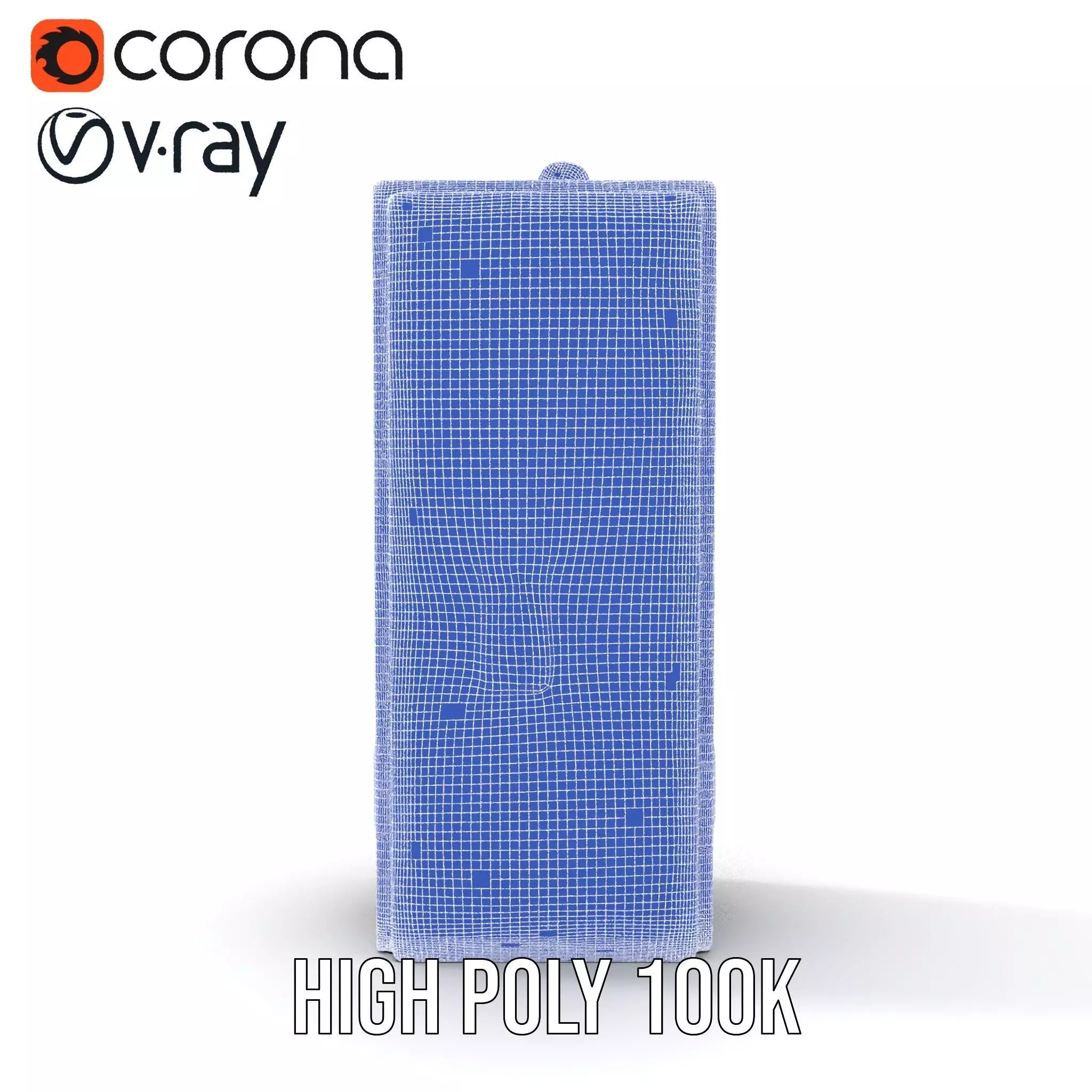 Concrete Clock Tower model pack Low-poly 3D model_31