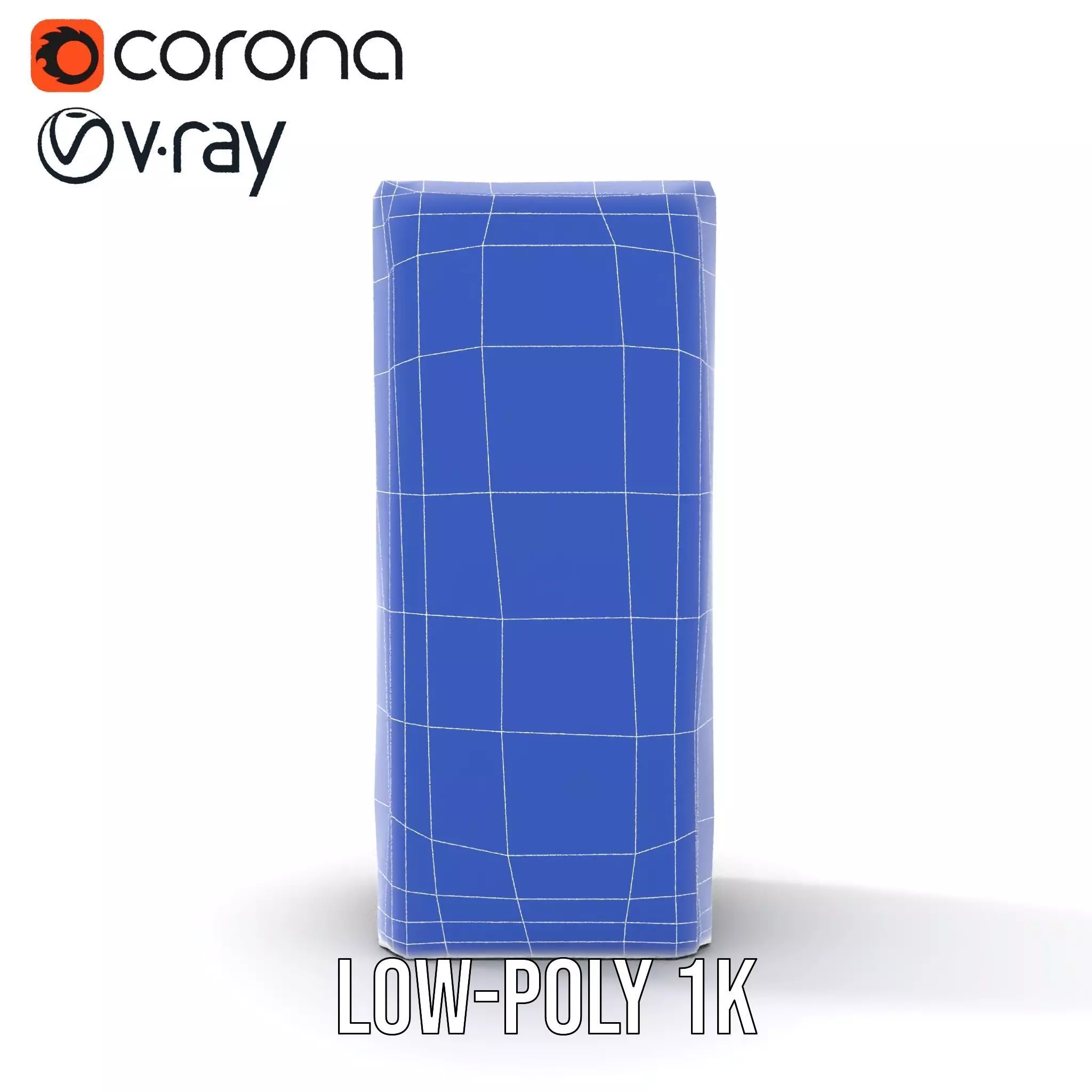 Concrete Clock Tower model pack Low-poly 3D model_30