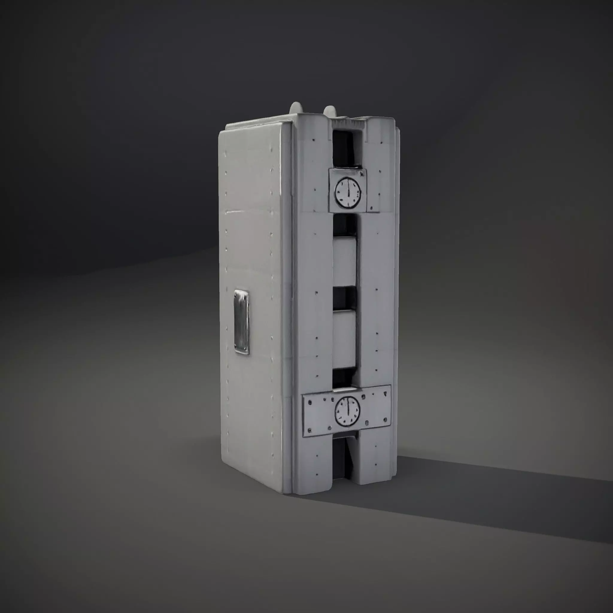 Concrete Clock Tower model pack Low-poly 3D model_34