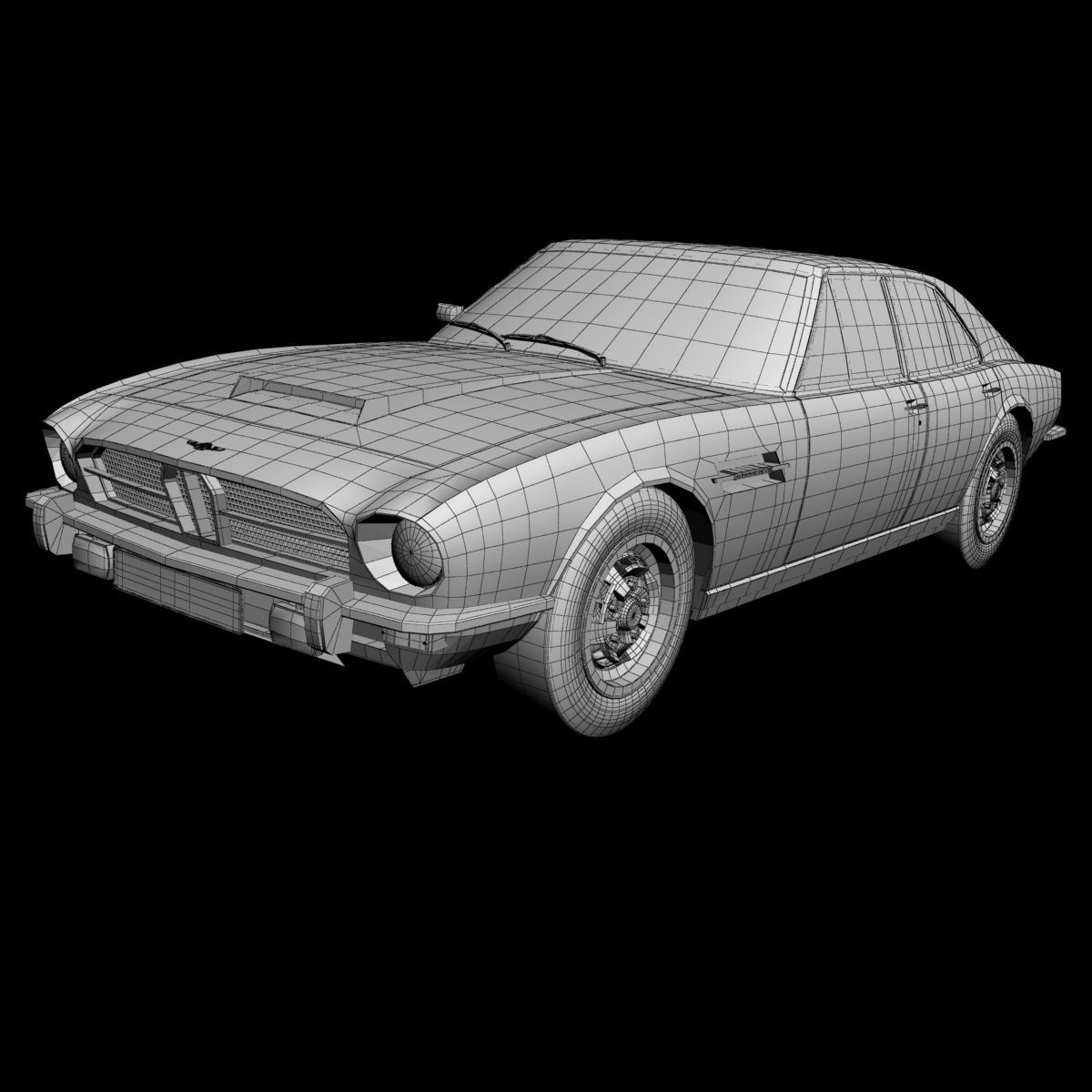 Aston Martin V8 Lagonda 3D model_14
