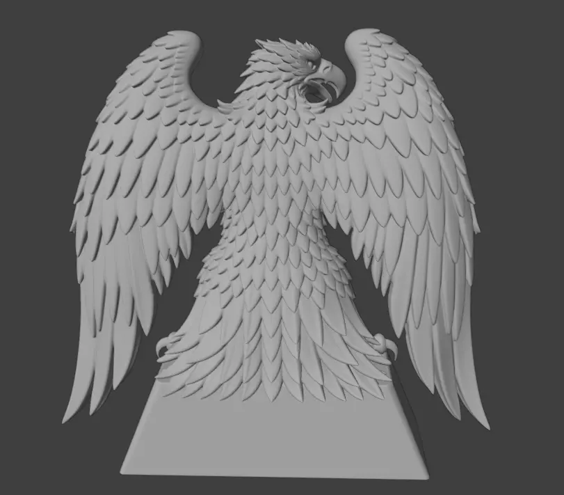 Halloween Eagle 3D Model 3D print model_4
