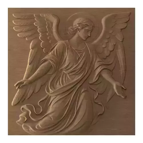 Angel - STL file CNC woodcarvingg