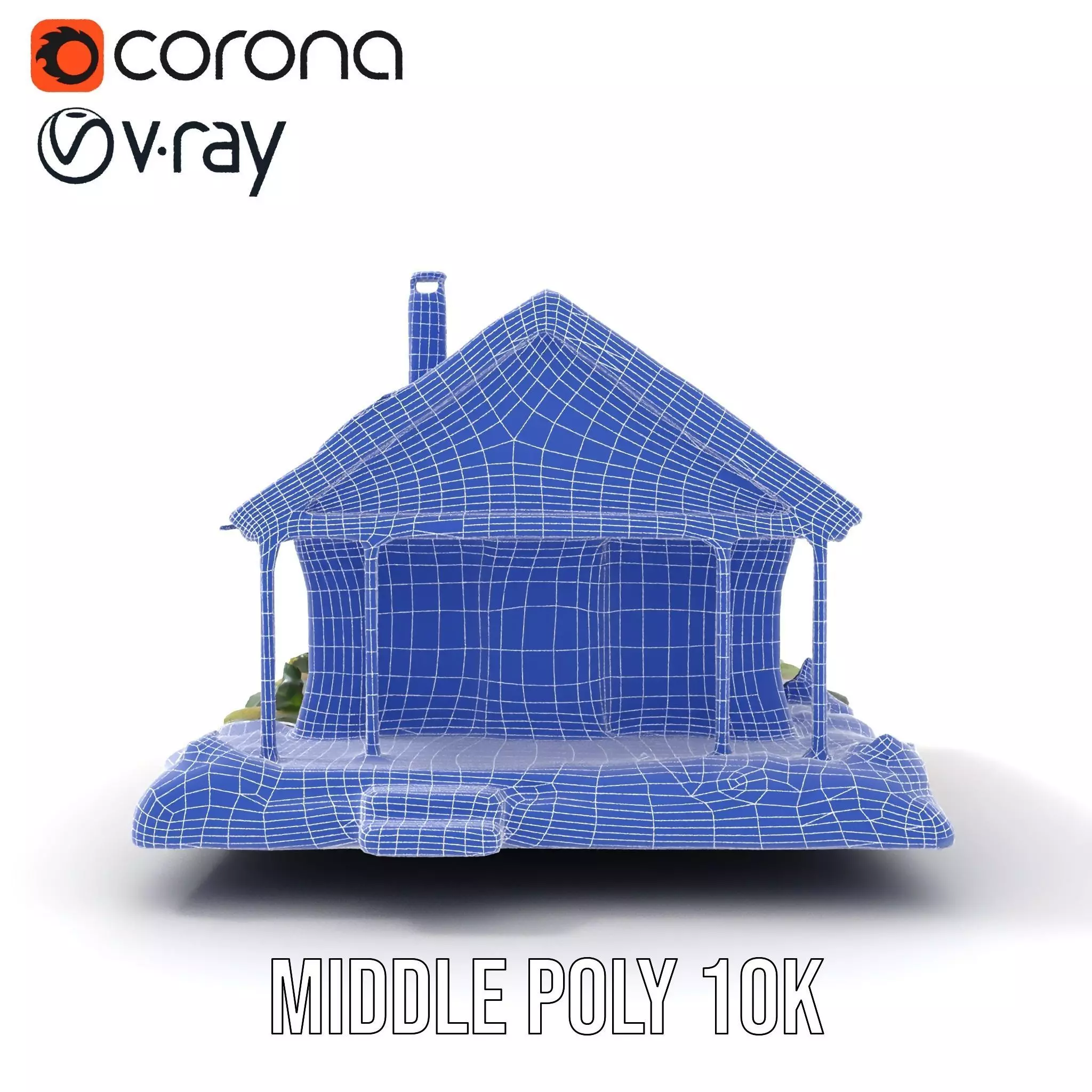 EcoFriendly Cabin model pack Low-poly 3D model_29