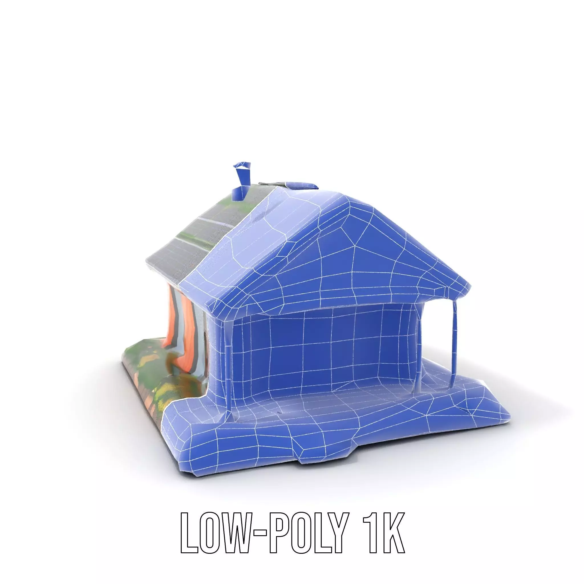 EcoFriendly Cabin model pack Low-poly 3D model_20