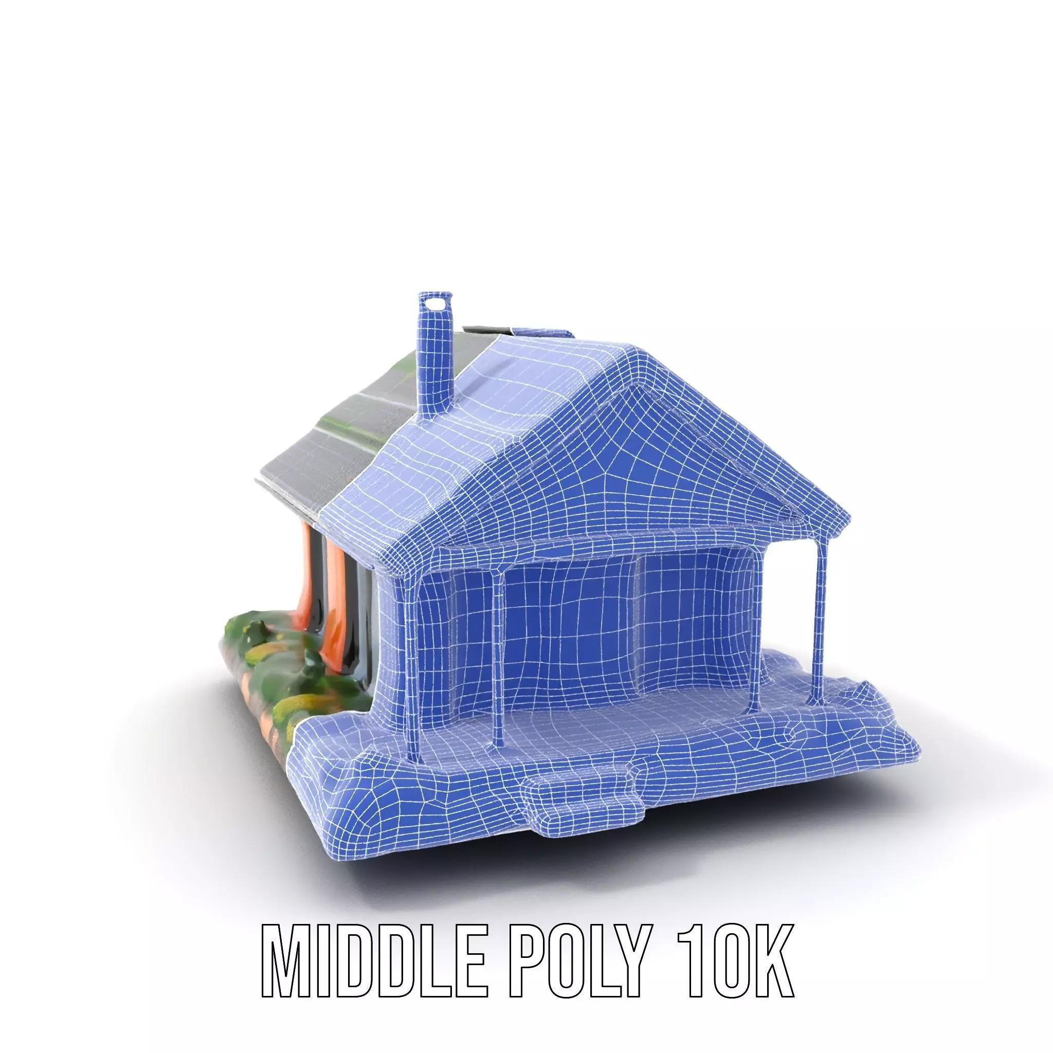 EcoFriendly Cabin model pack Low-poly 3D model_11