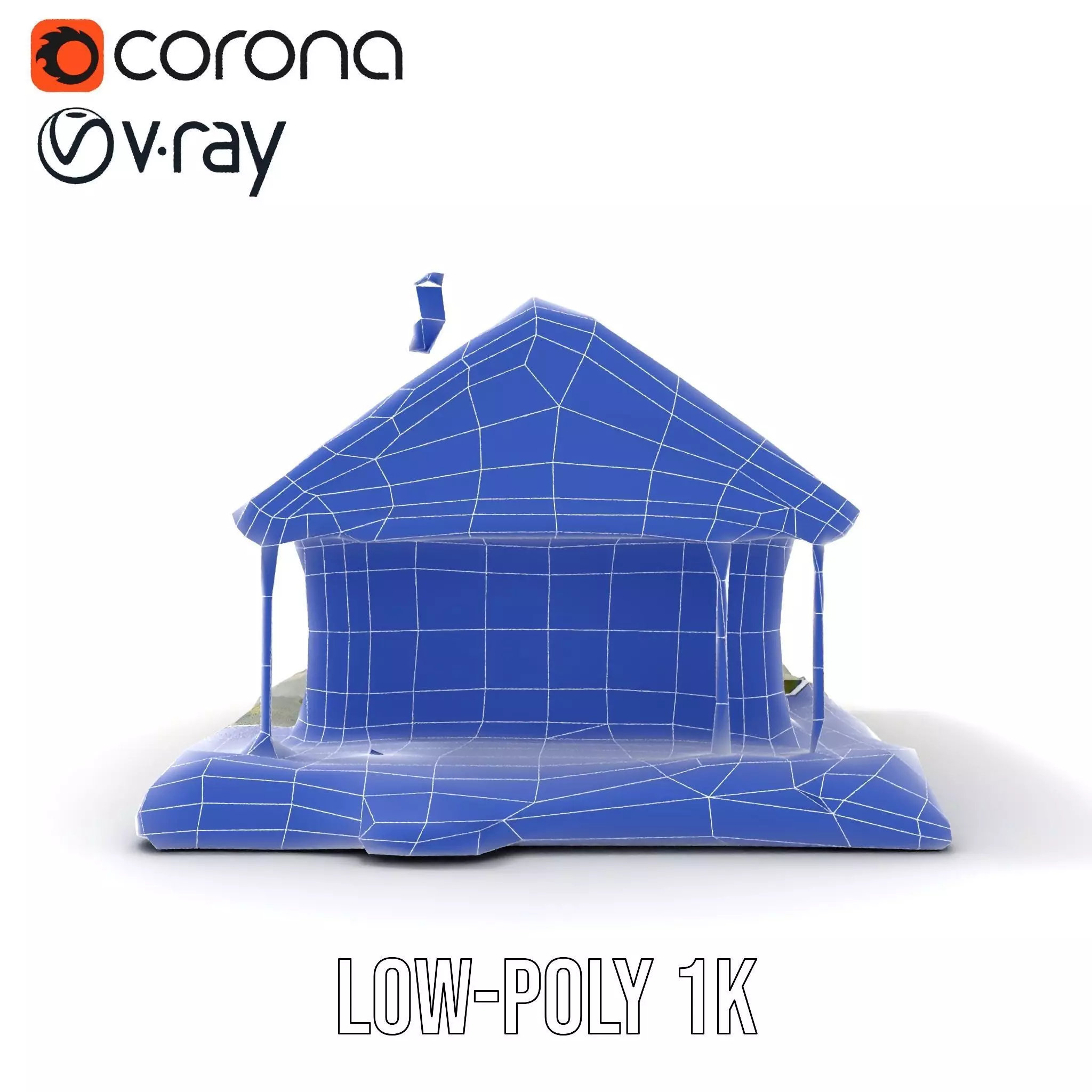 EcoFriendly Cabin model pack Low-poly 3D model_30