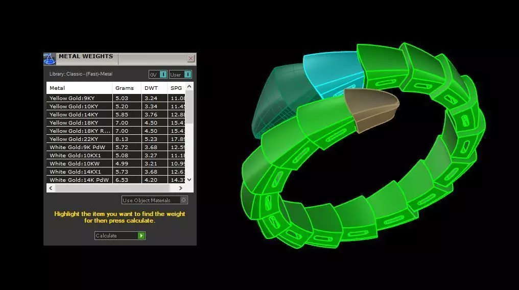 Serpenti plain ring 3D print model_3