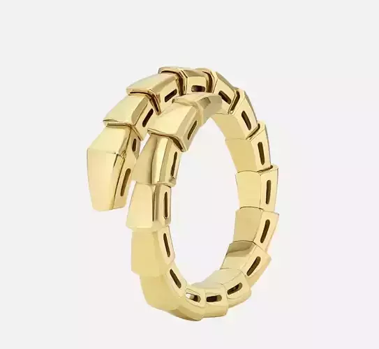 Serpenti plain ring