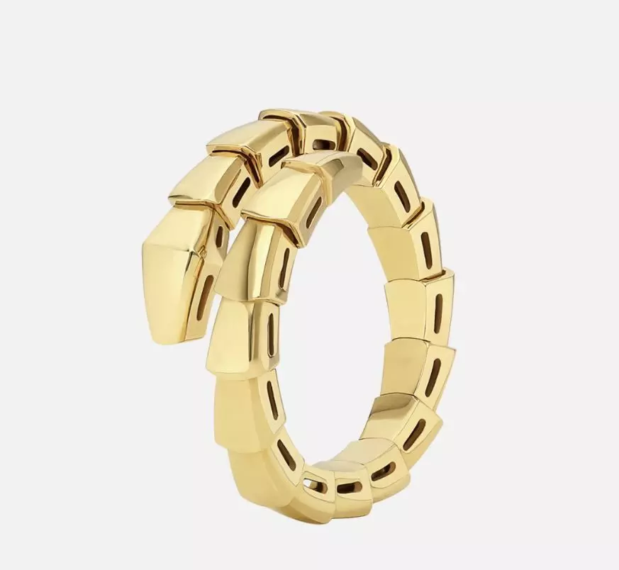 Serpenti plain ring 3D print model_0