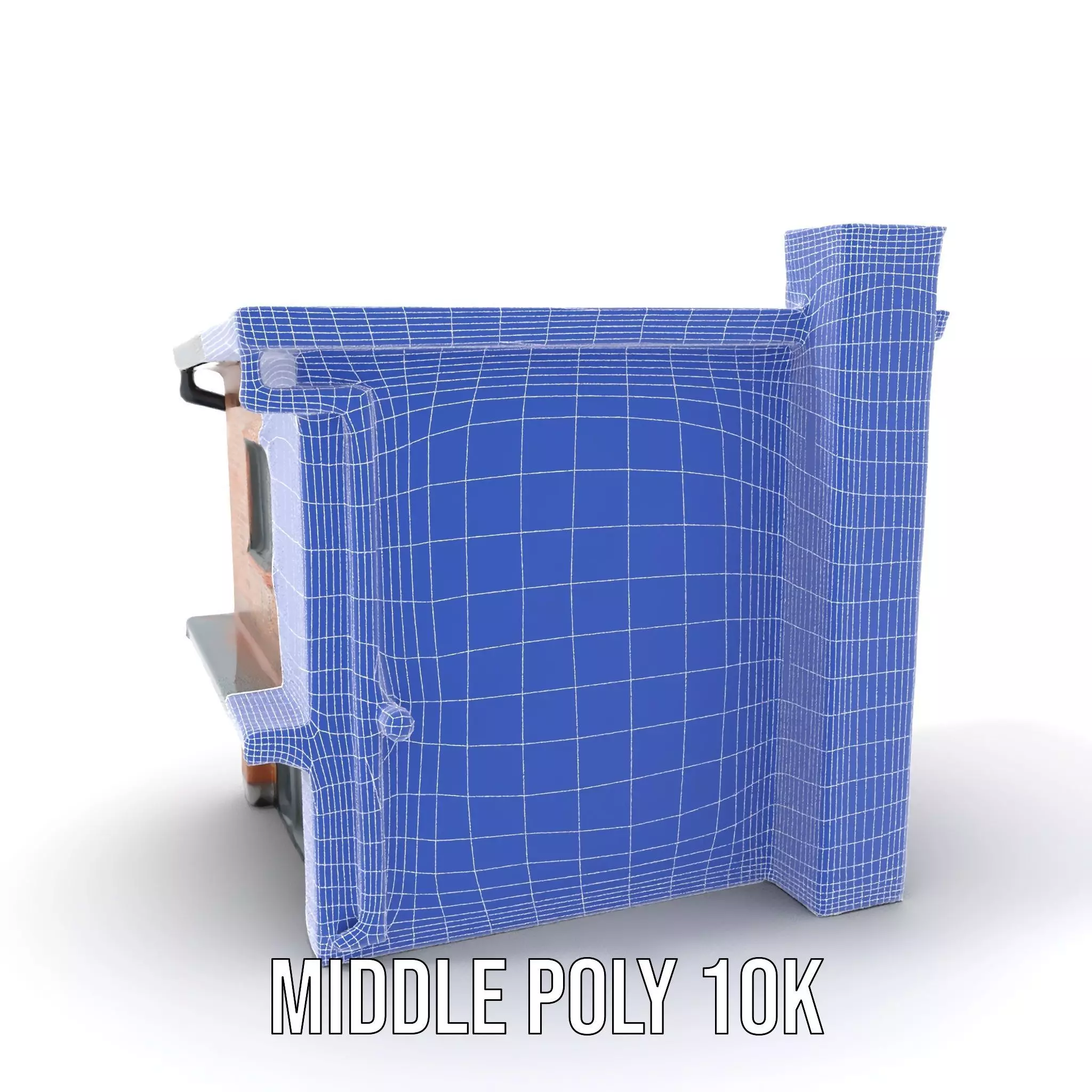 Red Brick House model pack Low-poly 3D model_5