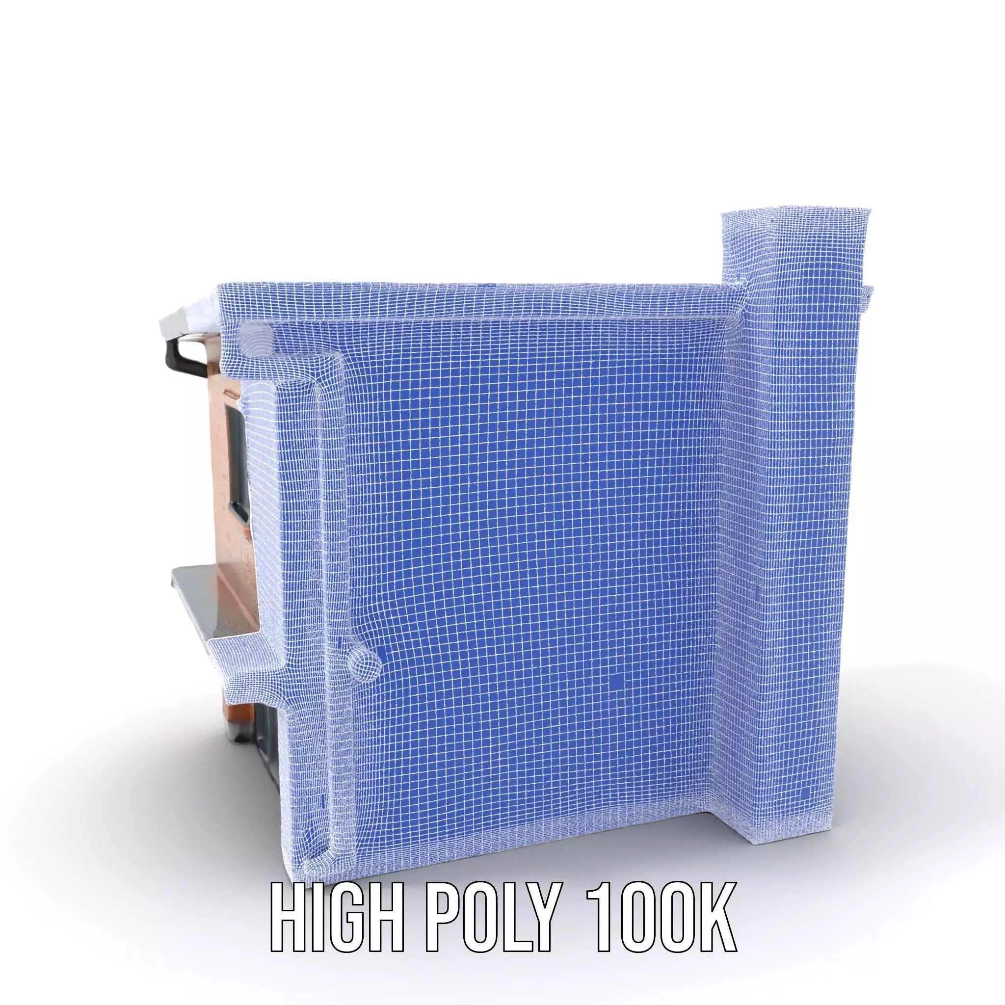 Red Brick House model pack Low-poly 3D model_4