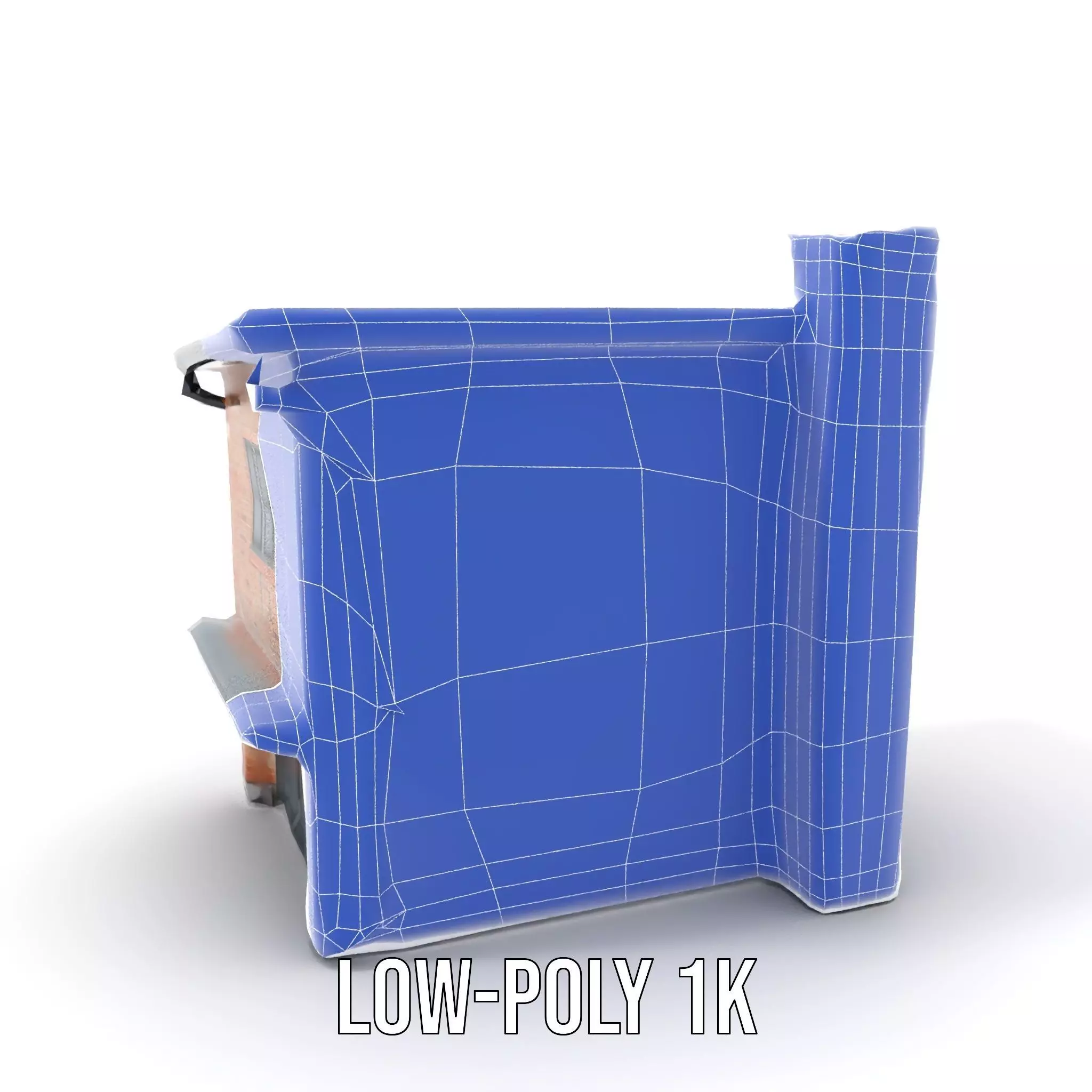 Red Brick House model pack Low-poly 3D model_19