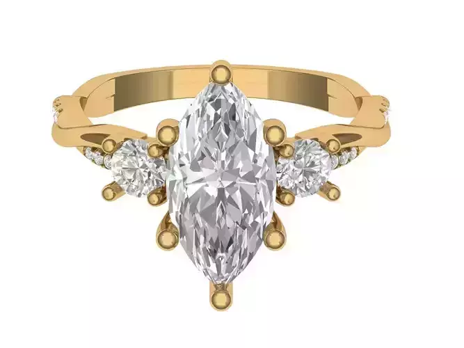  MARQUISE ENGEGMENT RING
